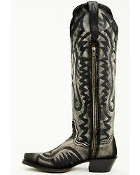 Dan Post Women's Denim Darlin Tall Western Boots - Snip Toe