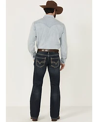 Rock & Roll Denim Men's Pistol Dark Wash Straight Reflex Stretch Jeans