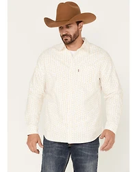 Levi's Men's Long Sleeve Circle Geo Print Western Shirt