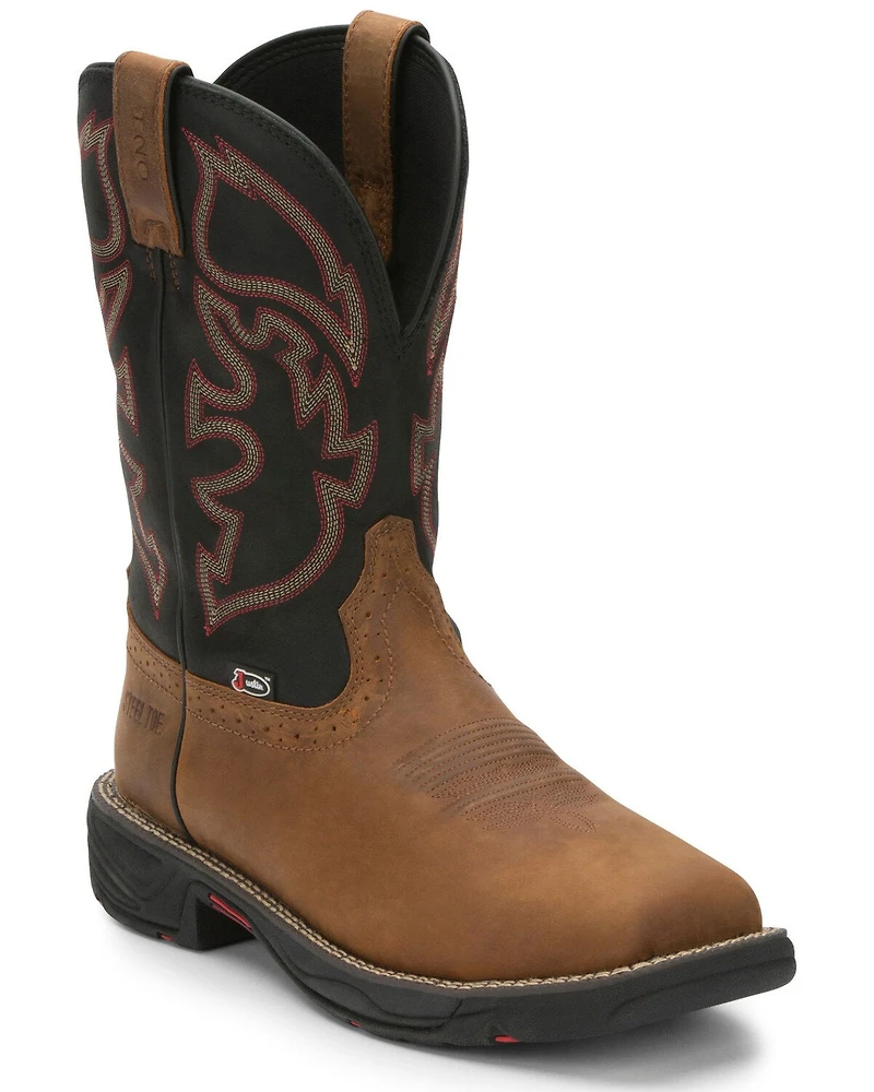 Justin Men's Stampede Rush Western Work Boots - Composite Toe