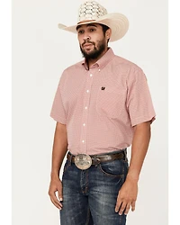 Cinch Men's Geo Print Short Sleeve Button-Down Western Shirt