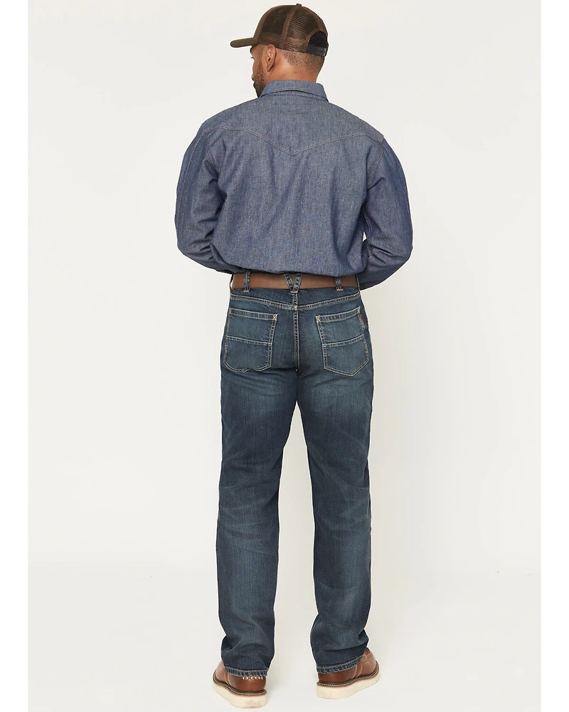 Hawx Men's FR Grinder Dark Wash Straight Denim Jeans