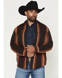 Pendleton Men's Weston Striped Long Sleeve Button-Down Flannel Shirt