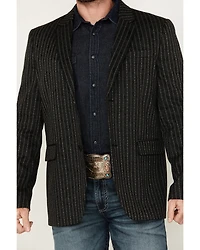 Rock & Roll Denim Men's Striped Paisley Print Sportcoat