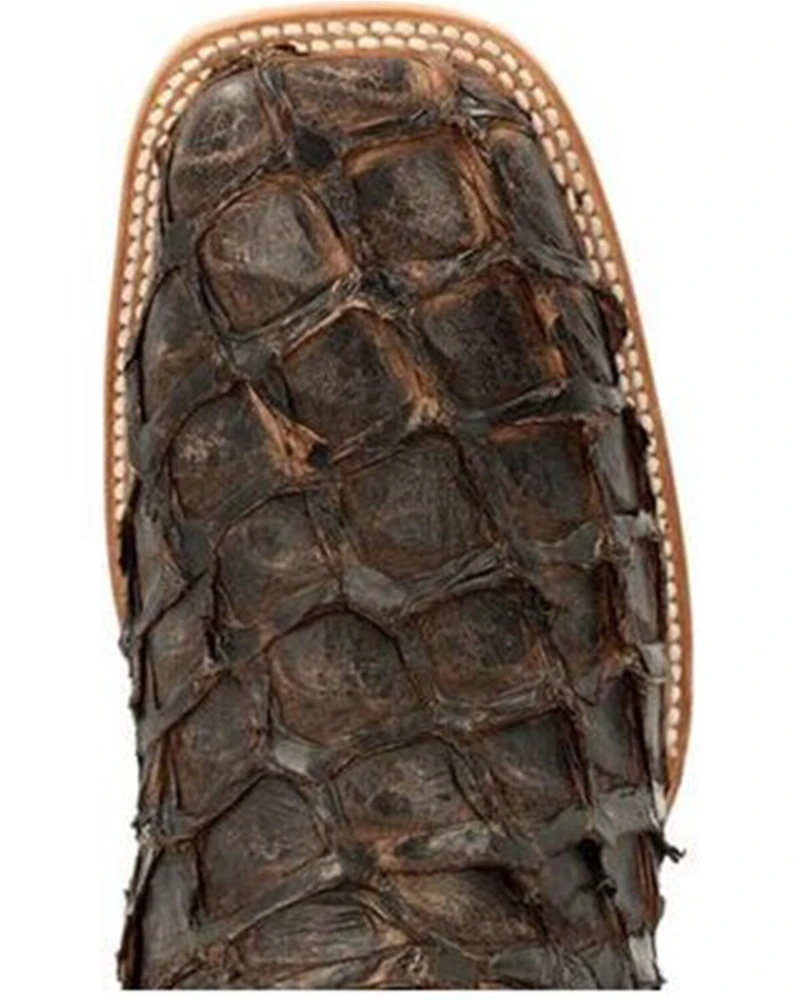 Durango Men's Exotic Pirarucu Skin Western Boots - Broad Square Toe
