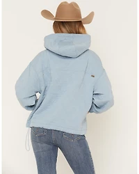 Hooey Women's Half Zip Hooded Pullover