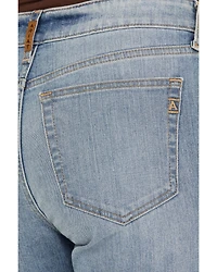 Ariat Women's Bridle Medium Wash High Rise Slim Straight Stretch Denim Jeans