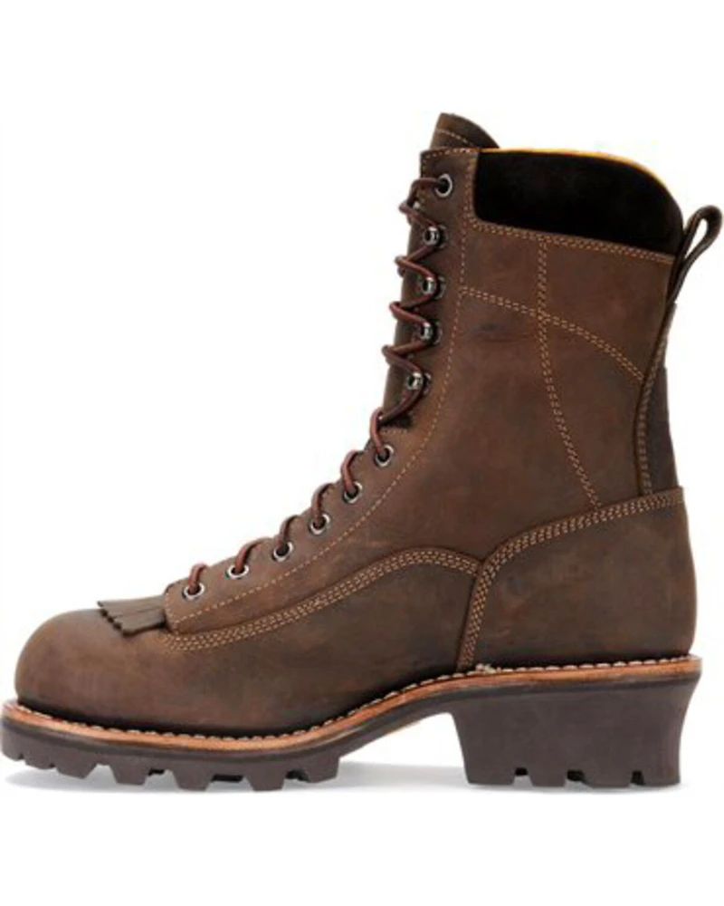 Carolina Men's Waterproof Lace-to-Toe Logger Boots - Composite Toe