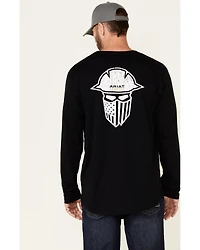 Ariat Men's Solid Rebar Workman Full Coverage Graphic Long Sleeve Work T-Shirt