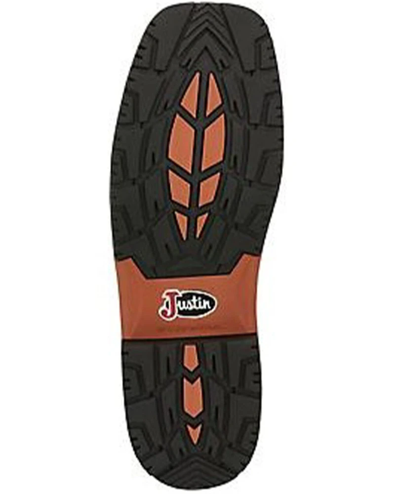 Justin Men's Dalhart Waterproof Western Work Boots - Nano Composite Toe