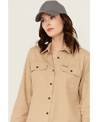 Ariat Women's Rebar Tunic Long Sleeve Button-Down Flannel Work Shirt