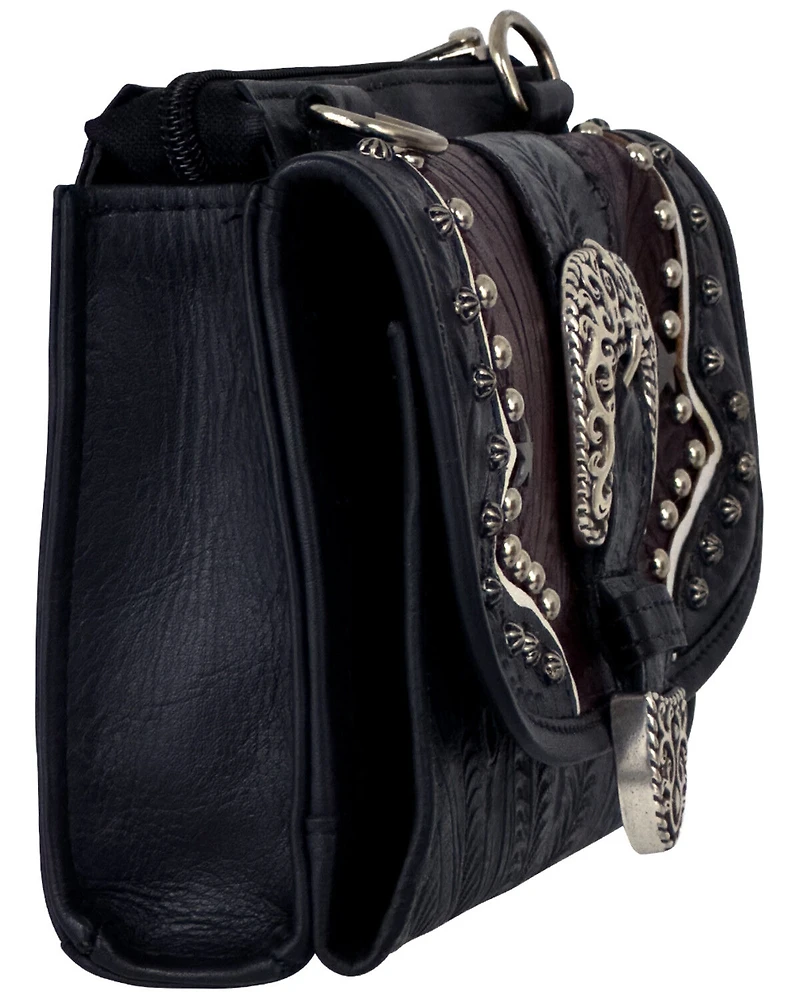 American West Women's Texas Two-Step Mini Crossbody Bag