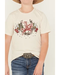 Sable Sky Boys' Mexico Flag Short Sleeve Graphic T-Shirt