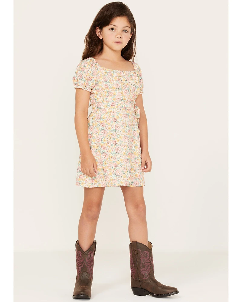 Shyanne Girls' Floral Print Skirt Set - 2-Piece