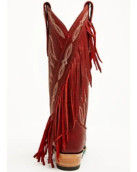 Lane Women's Senita Falls Fringe Tall Western Boots - Snip Toe