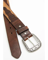 RANK 45® Men's Holt Southwestern Embossed Leather Belt