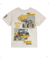 John Deere Little Boys' Mega Construction Short Sleeve Graphic T-Shirt
