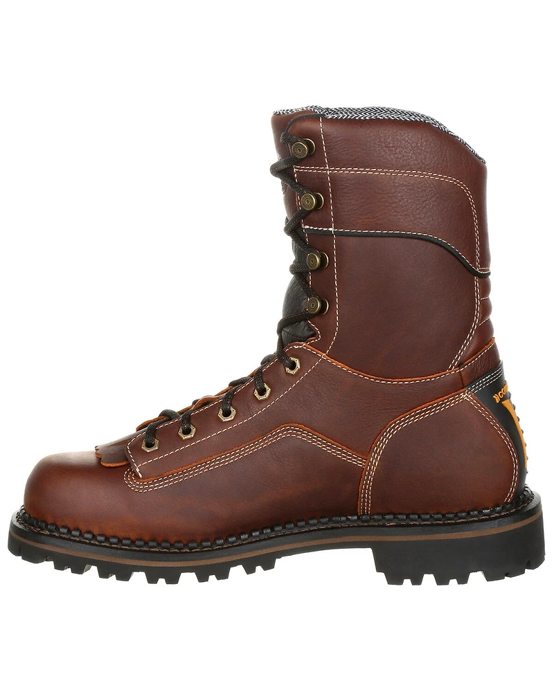 Georgia Boot Men's Amp LT Waterproof Low Heel Work Boots - Composite Toe