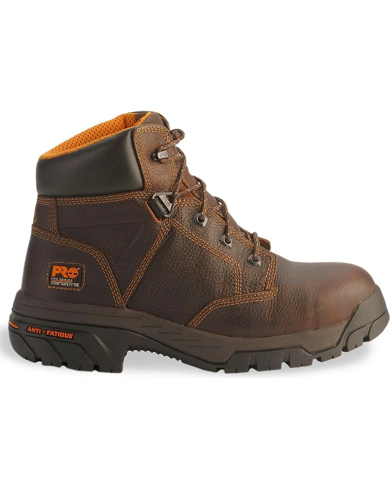 Timberland Pro Brown 6" Helix Boots - Composite Toe