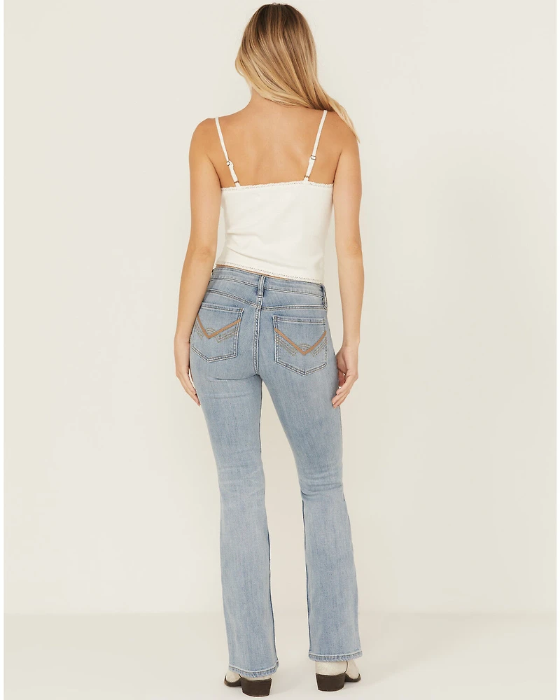 Idyllwind Women's Rebel Mid Rise Bootcut Super Stretch Denim Jeans