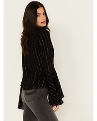 Idyllwind Women's Lafayette Metallic Stripe Top
