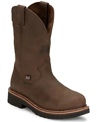 Justin Men's Carbide Pull-On Work Boots - Steel Toe
