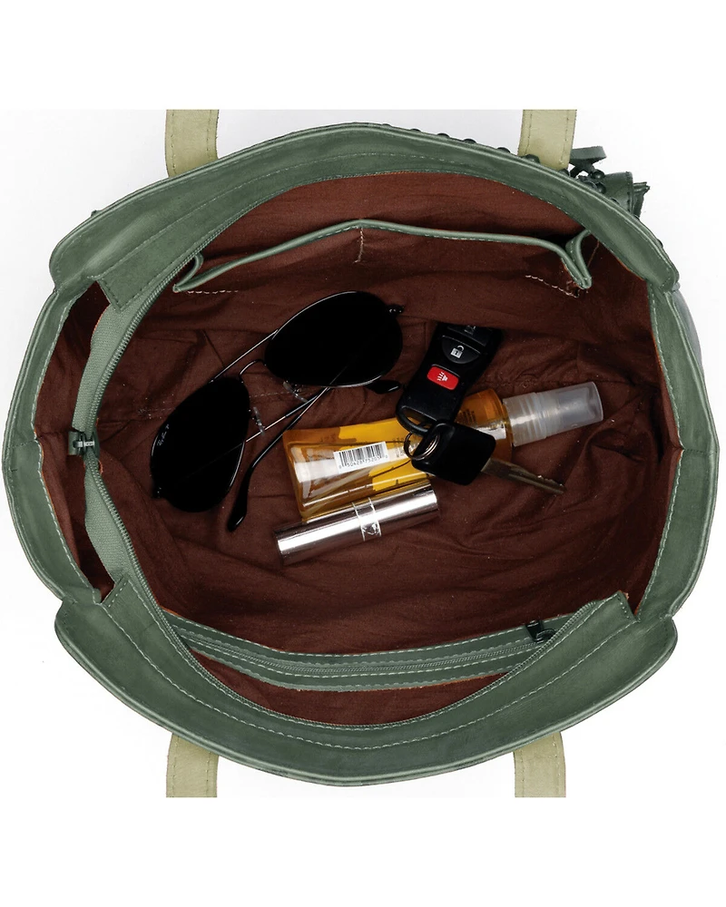 American West Navajo Soul Zip Top Tote