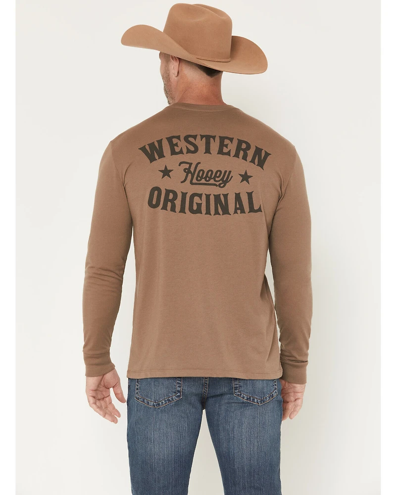 Hooey Men's Knockout Long Sleeve Graphic T-Shirt