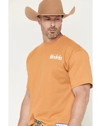 Modelo Men's Cowboy Desert Short Sleeve Graphic T-Shirt