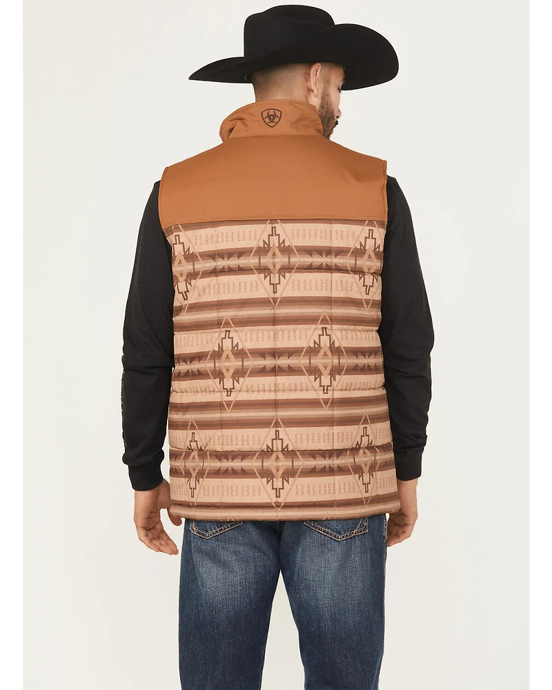 Ariat Men's Crius Southwestern Print Concealed Carry Insulated Vest