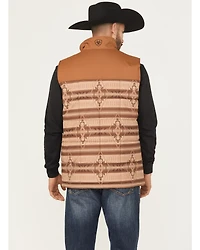Ariat Men's Crius Southwestern Print Concealed Carry Insulated Vest