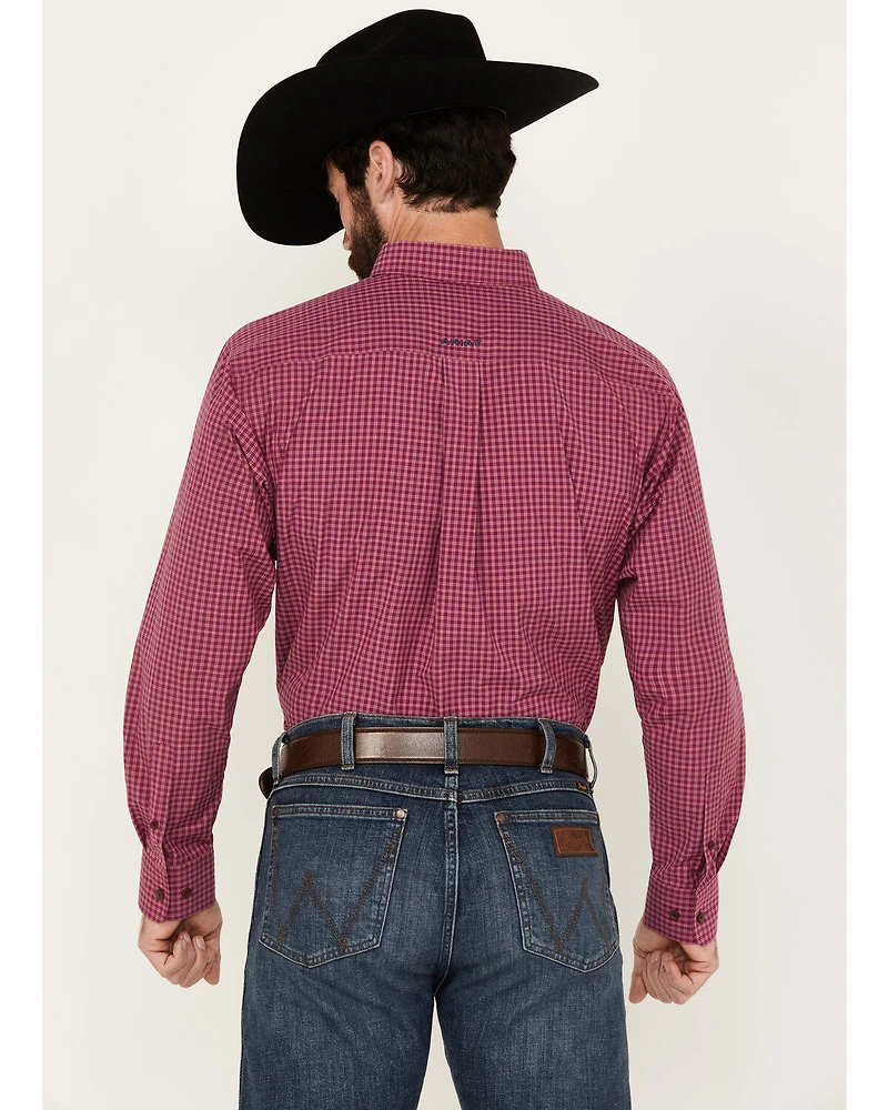 Ariat Men's Ervin Checkered Long Sleeve Button-Down Performance Shirt