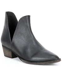 Free People Women's Charm Double V Ankle Fashion Booties - Round Toe