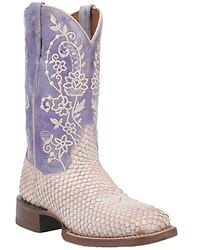 Dan Post Women's White Sands Western Boots - Broad Square Toe
