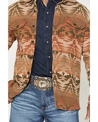 Pendleton Men's Driftwood Printed Button-Down Shirt Jacket