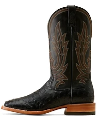 Ariat Men's Showboat Exotic Ostrich Western Boots - Square Toe