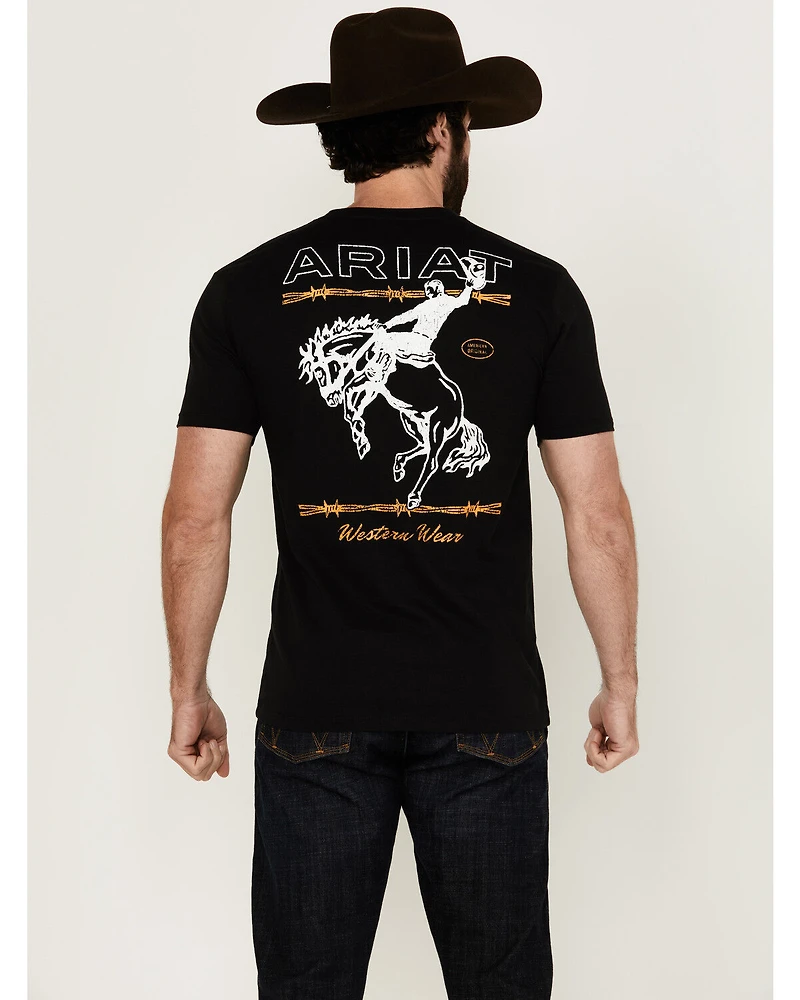 Ariat Men's Western Wear Cowboy Short Sleeve Graphic T-Shirt