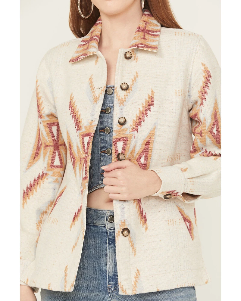 Idyllwind Women's Merritt Southwestern Button-Down Shacket