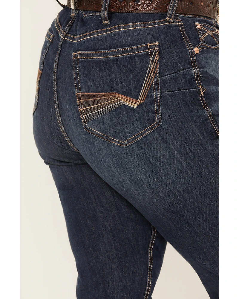 Ariat Women's Perfect Rise Analise Stackable Straight Leg Jeans - Plus