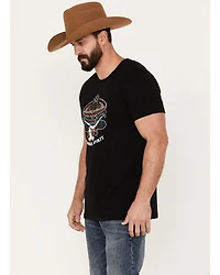 Moonshine Spirit Men's Beads Short Sleeve Graphic T-Shirt