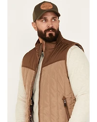 Moonshine Spirit Men's Southwestern Print Lined Puffer Vest