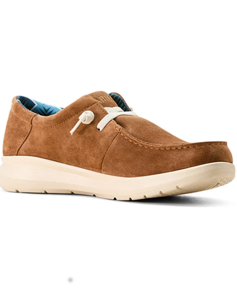 Ariat Men's Suede Hilo Casual Shoes - Moc Toe