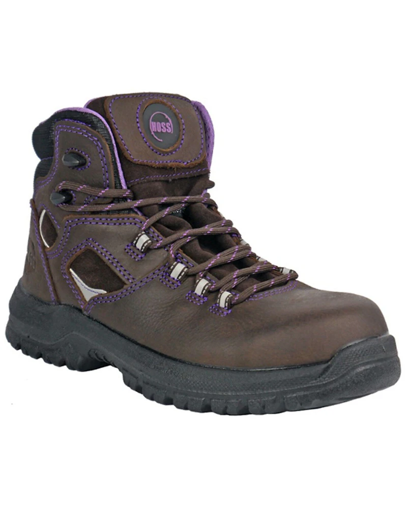 Hoss Women's 6" Lacy Waterproof Work Boots - Composite Toe