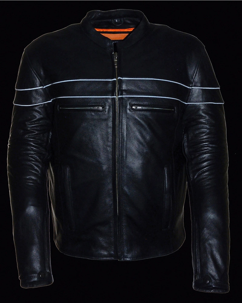 Milwaukee Leather Men's Sporty Scooter Crossover Jacket - 5X