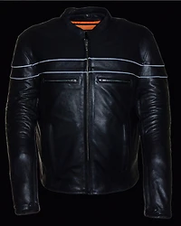 Milwaukee Leather Men's Sporty Scooter Crossover Jacket - 5X