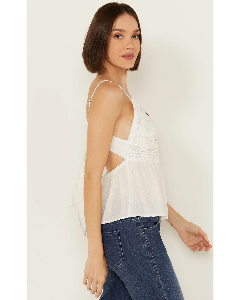 Shyanne Women's Lace Bustier Tank