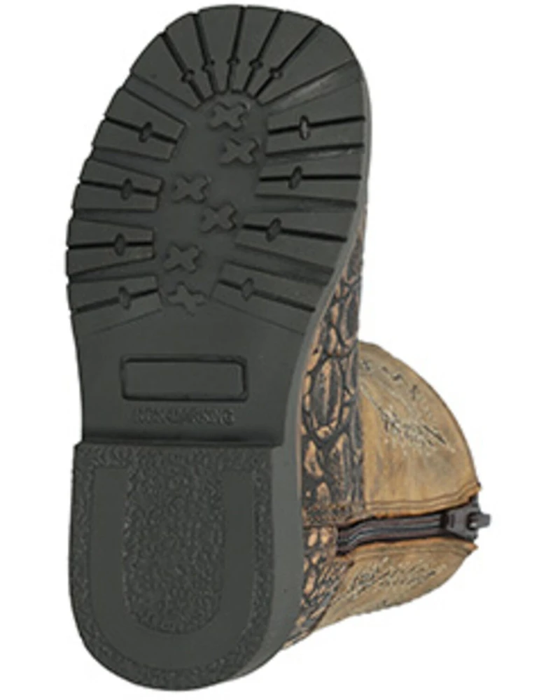 Smoky Mountain Toddler Boys' Autry Caiman Print Western Boots - Broad Square Toe