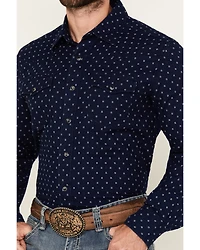 Wrangler Retro Men's Printed Long Sleeve Snap Western Shirt