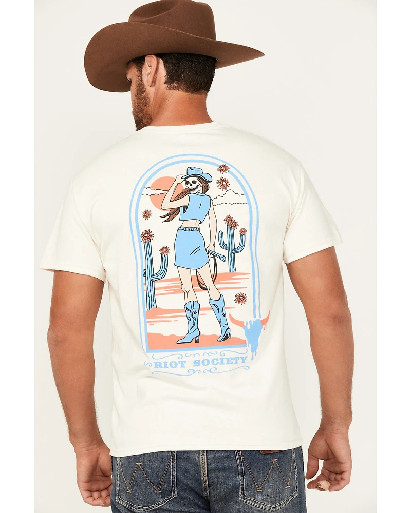 Riot Society Men's Boot Barn Exclusive Cowgirl Archway Short Sleeve Graphic T-Shirt