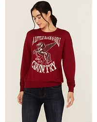 Idyllwind Women's Little Rock Lot of Country Pullover Sweatshirt